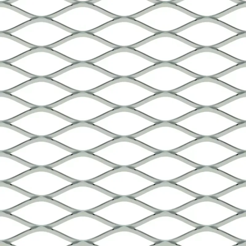 Silver Expanded Metal Mesh