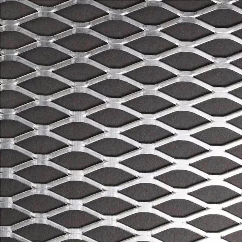 Silver Expanded Metal Mesh