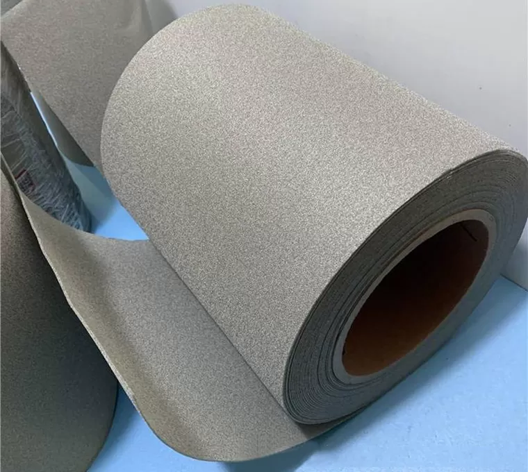 Continuous ribbon foam nickel